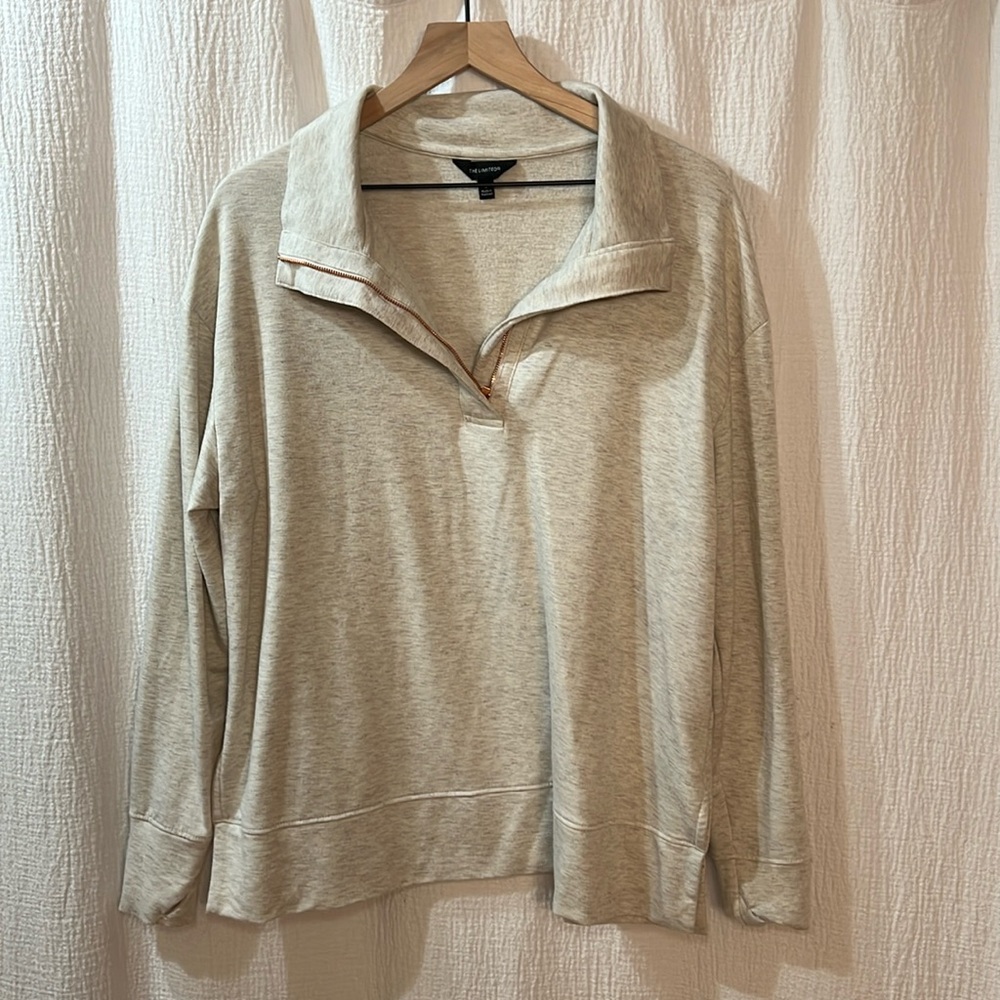 THE LIMITED 1/4 Zip Up Sweater